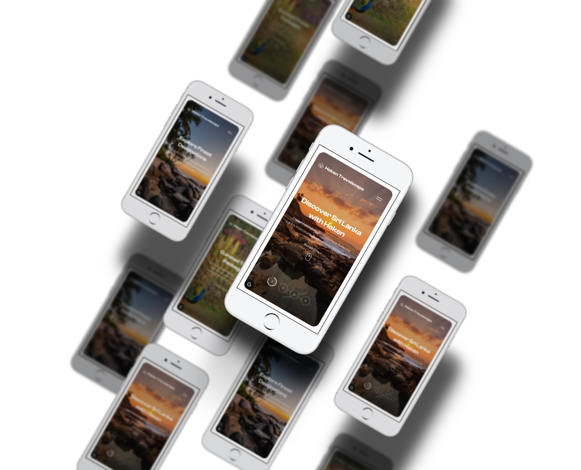 Heken Travelscape on a phone